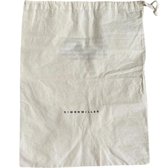 Simon Miller PVC Lunch Bag Clear Tote Black Leather Trim - Picture 10 of 15